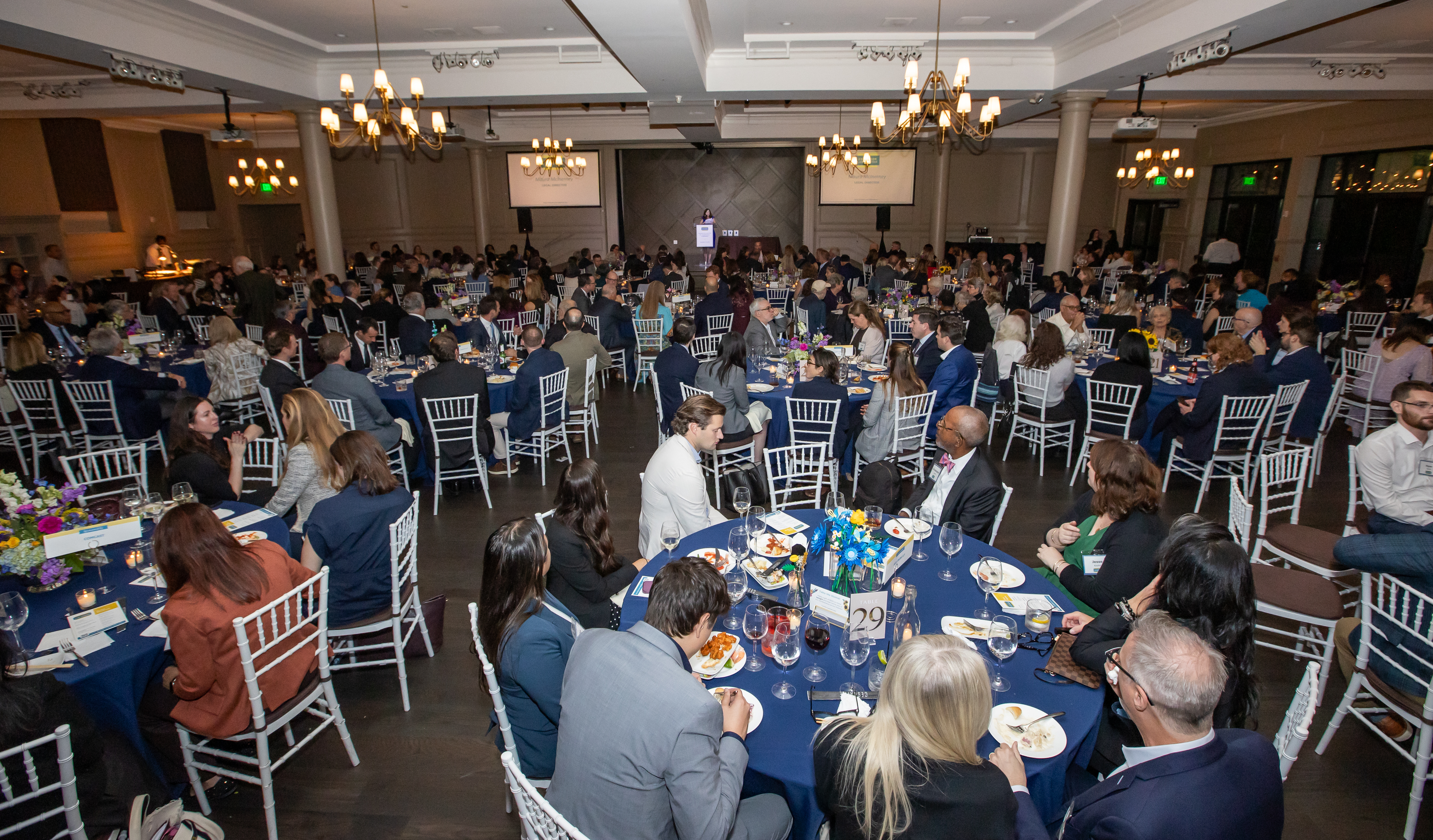 Dining room during event.